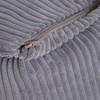 PLUSH NEST Puffy Square Sessel, 77x67x50, grau, Kord