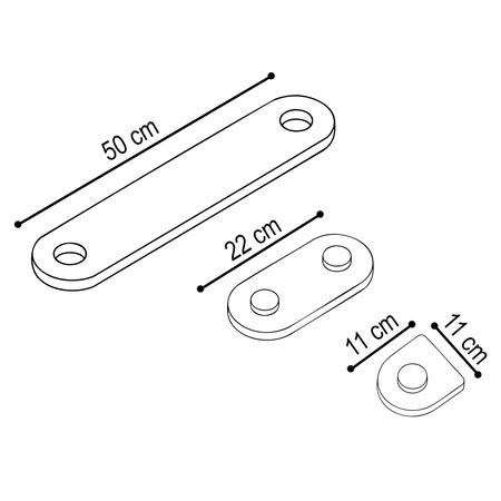 PLUSH NEST Równoważnia, ścieżka dla dzieci, biała, Wooden Play
