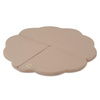 PLUSH NEST flower mat, outdoor, 115x115x5cm, beige, waterproof