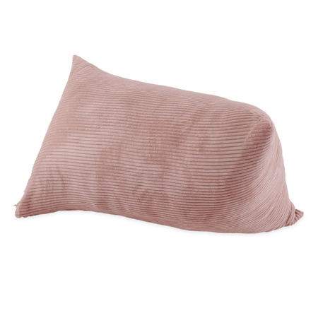 PLUSH NEST, Sack pouf, 120x80 cm, pink, premium corduroy