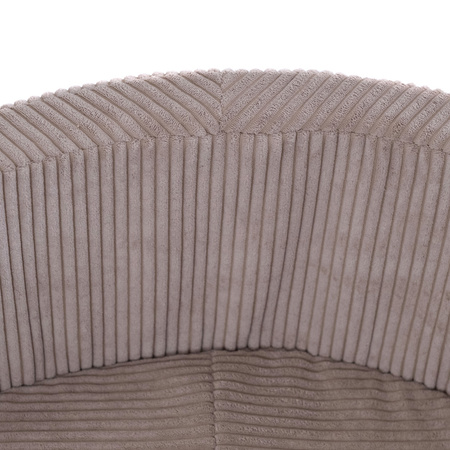 PLUSH NEST Dry pool, 90x30 cm, round, beige, thick corduroy