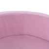 PLUSH NEST Dry pool, 90x30 cm, round, pink, velvet, velvet