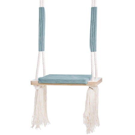 PLUSH NEST Room swing, flat, blue, premium corduroy