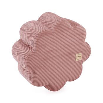 PLUSH NEST Flower pouf, 54x25 cm, pink, premium corduroy