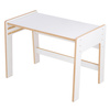 PLUSH NEST Baby chair + table set, white, Wooden Play