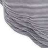 PLUSH NEST Blumenmatte, 115x115x5cm, grau, Premium-Cord, flauschige Blume