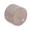 PLUSH NEST Runder Hocker 40x30 cm, beige, Premium Cord