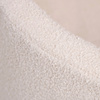 PLUSH NEST Dry pool, round, 90x30 cm, cream lamb (+ 200 balls gold, pearl, transparent)