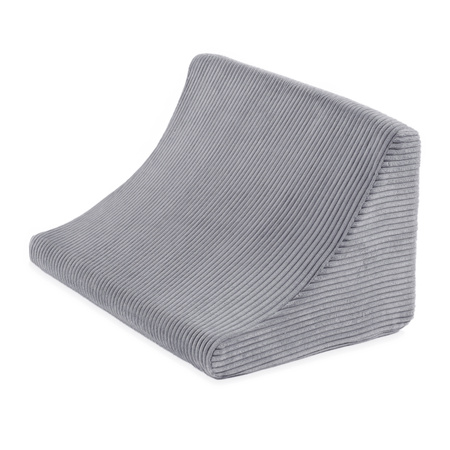 Plush Nest Armchair Luna ,grey,premium corduroy