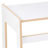 PLUSH NEST Baby chair + table set, white, Wooden Play