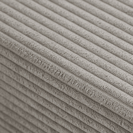 PLUSH NEST Foldie große Matratze mit Kopfstütze, beige premium corduroy