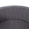 PLUSH NEST Trocken Bällebad, 90x30 cm, rund, grau, Samt