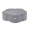 PLUSH NEST Dry flower pool with mat , 95x30, gray, premium corduroy, Floral Fun Zone