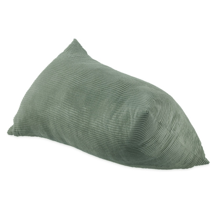 PLUSH NEST, Sack pouf, 120x80 cm, green, premium corduroy