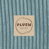 PLUSH NEST Trocken Bällebad, 90x30 cm, rund, blau, Premium Cord