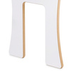 PLUSH NEST Rectangular table for children, white Wooden Play