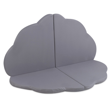 PLUSH NEST Blumenmatte, Outdoor, 115x115x5cm, grau, wasserdicht