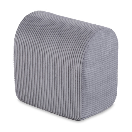 PLUSH NEST Playground 3 elements + dry pool 90x30 (+200 balls: pearl, silver, light blue), gray, premium corduroy