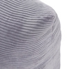 PLUSH NEST, Sack pouf, 120x80 cm, grey, premium corduroy