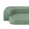 PLUSH NEST Sofa Bed Foldie, premium green corduroy