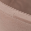 PLUSH NEST Dry pool beige 90x30 with balls, velvet, round 200 balls: pearl, transparent, gold