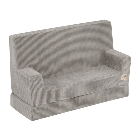 PLUSH NEST Foldie-Sofa mit Armlehnen, beige Premium Cord