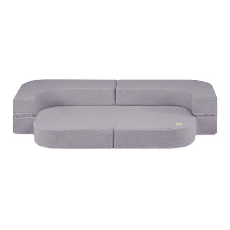 PLUSH NEST Sofa Bed Foldie, gray lambskin