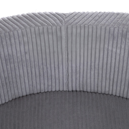 PLUSH NEST Trocken Bällebad, 90x30 cm, rund, grau, dicker Kord