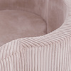 Plush Nest Dry flower pool , 95x30, light pink, premium corduroy, Floral Fun Zone, 200 balls: pearl, light pink pearl, gold