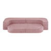 PLUSH NEST Sofabett Foldie, rosa Premium-Cord