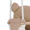 PLUSH NEST Teddy Bear Swing, beige (gold), velvet