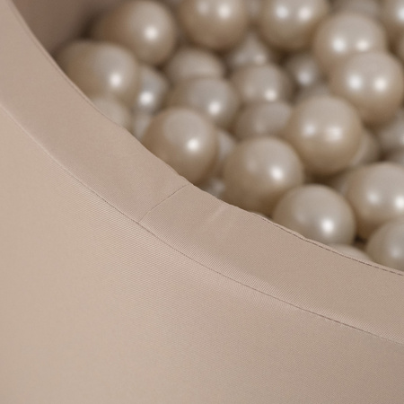 PLUSH NEST Trockenschwimmbecken, außen, rund, 90x30 cm, beige, wasserdicht