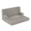 PLUSH NEST Foldie sofa with armrests, premium beige corduroy