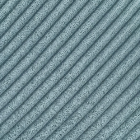 PLUSH NEST Szezlong dla dzieci, leżanka, 145x35x45cm, niebieski sztruks premium