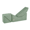 PLUSH NEST Children's chaise lounge, recliner, 145x35x45cm, premium green corduroy