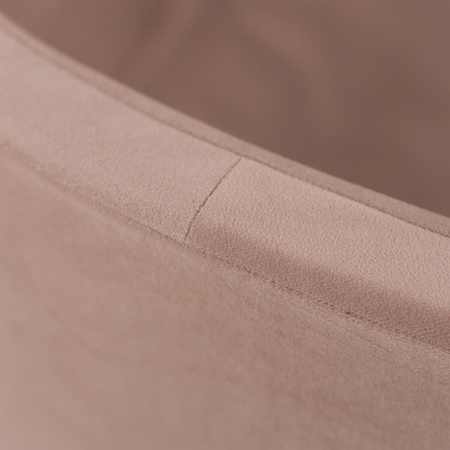 PLUSH NEST Basen beżowy 90x30 z piłkami, velvet, okrągły 200 piłek: perłowy, transparentny, złoty