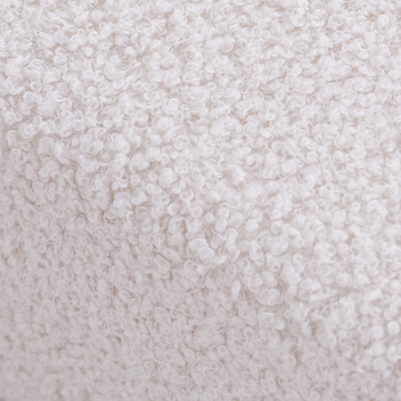 PLUSH NEST Foldie große Matratze mit Kopfstütze, cremefarbenes Lammfell