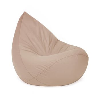 PLUSH NEST Fotel worek Sako, beżowy, outdoor, wodoodporny, rozmiar S