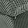 Plush Nest Armchair Luna ,green,premium corduroy