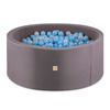 PLUSH NEST Dry pool, 115x50 cm, round, gray, active