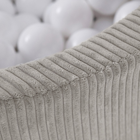PLUSH NEST Suchy basen, 90x30 cm, okrągły, beżowy, gruby sztruks