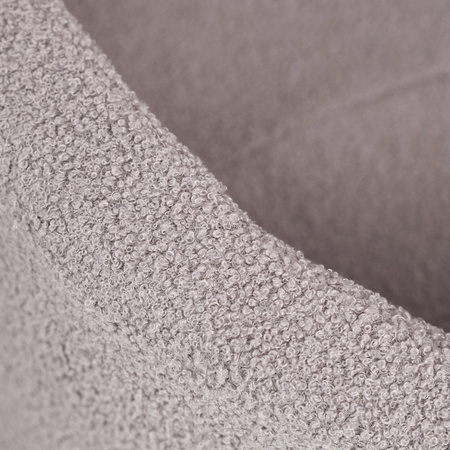 PLUSH NEST Dry pool, round, 90x30 cm, grey lamb