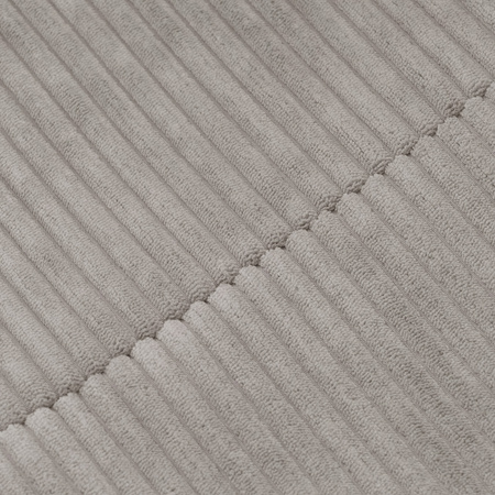 PLUSH NEST Suchy basen, 90x30 cm, okrągły, beżowy, gruby sztruks