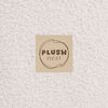 PLUSH NEST Dry flower pool, 95x30 cm, cream lamb, Floral Fun Zone