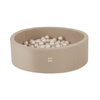 PLUSH NEST Trockenschwimmbecken, außen, rund, 90x30 cm, beige, wasserdicht