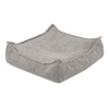 PLUSH NEST Pufa, 60x60 cm, poduszka podłogowa , beżowy, sztruks premium