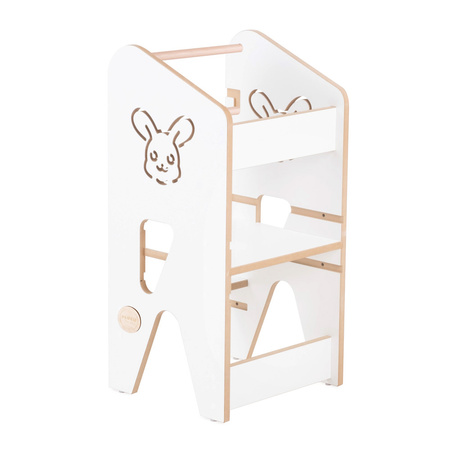 PLUSH NEST Small Rabbit kitchen helper, white, Wooden Play