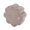 PLUSH NEST Flower pouf, 54x25 cm, beige, premium corduroy