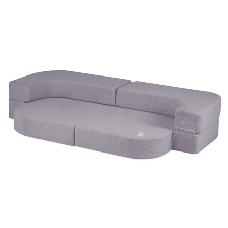 PLUSH NEST Sofa Bed Foldie, gray lambskin