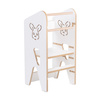 PLUSH NEST Small Rabbit kitchen helper, white, Wooden Play